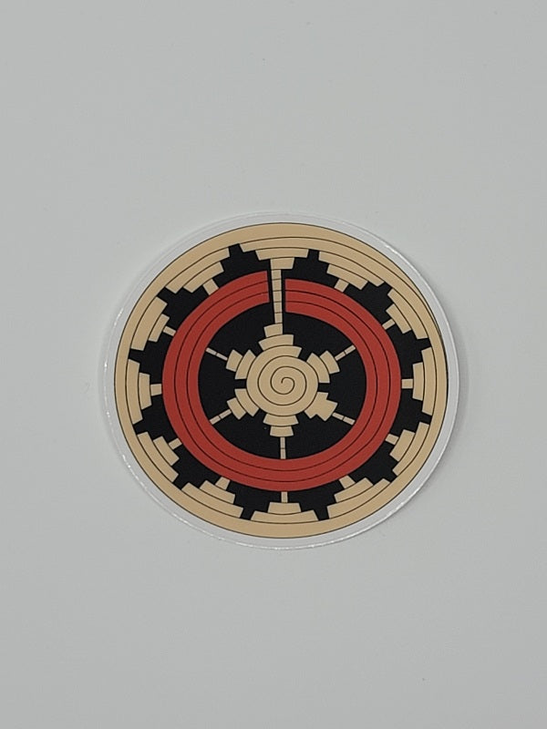 “Beige Navajo Basket” sticker| Indigenous basket sticker